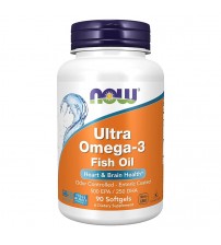 Омега 3 Now Foods Ultra Omega-3 Fish Oil 90caps